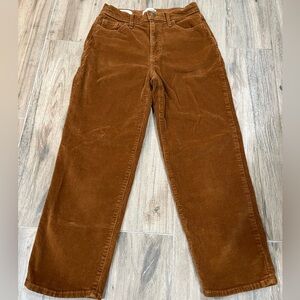 Universal Thread Corduroy Pants Womens size 2 vintage straight 26 waist